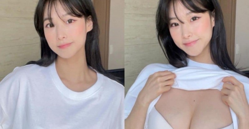 穿衣顯瘦，脫衣有肉！「巨乳妹子」衣服一掀爆乳身材驚豔網友