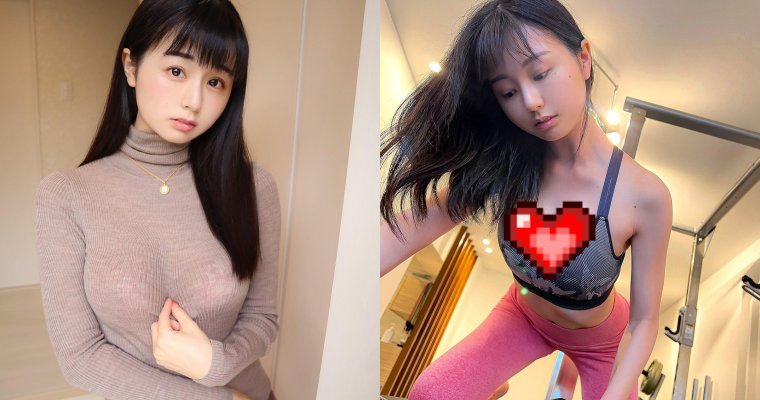 大眼櫻花妹「Kuriemi」清純臉蛋卻有著反差身材！健身照洩正、背面凹凸曲線