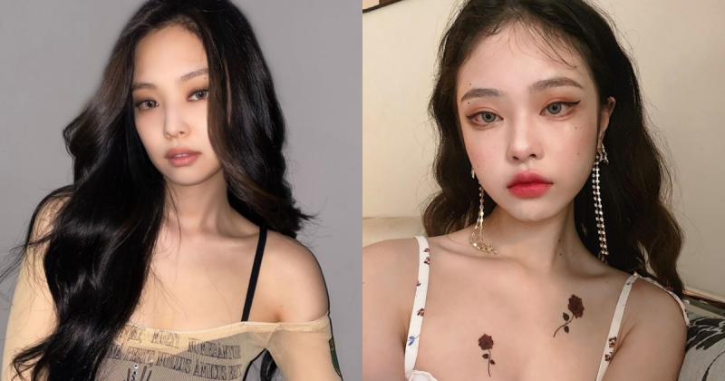 受韓國粉絲認證！19歲正妹神似Jennie網路爆紅， 圓潤臉蛋和貓眼特徵真的超像